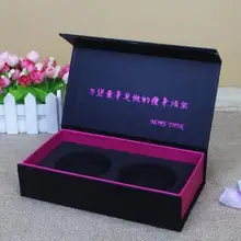 Лента с пользовательским логотипом закрытие ювелирных изделий бумага для упаковки подарка коробка с черным пенопласт