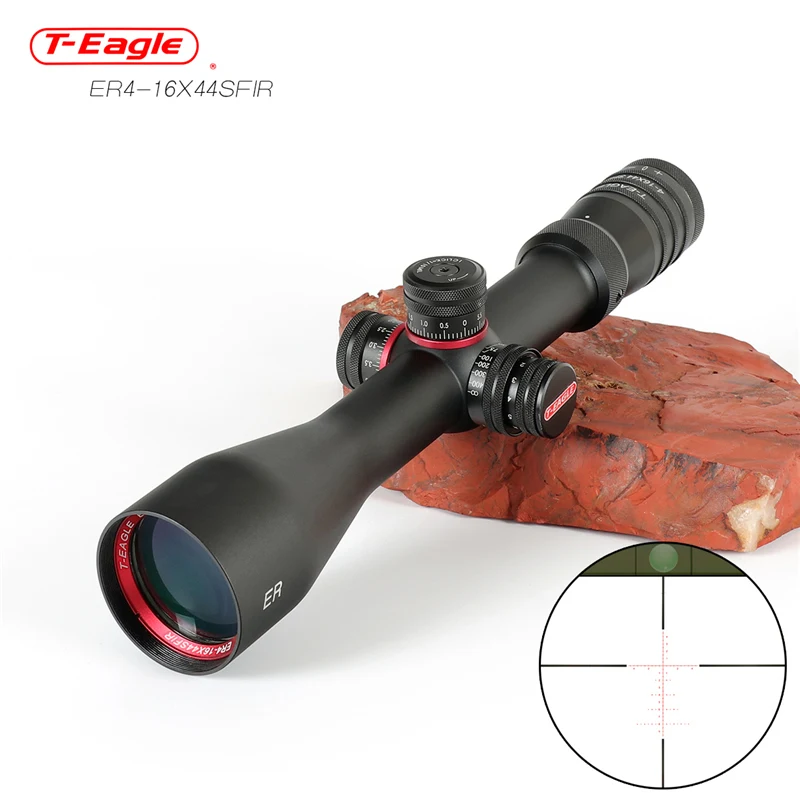 

Teagle Tactical 4-16x44 SFIR Long Range Rifles Scope Air Rifle Optics Red Dot Illuminated Riflescope Shotgun Shooting Hunting