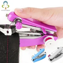 1 шт. Горячая Полезная портативная рукоделие Беспроводная мини ручная швейная машина для одежды 3 цвета GYH