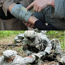 2 шт., одна упаковка, повязка на травму, аптечка, медицинские компрессионные повязки, медицинская повязка, 4 дюйма