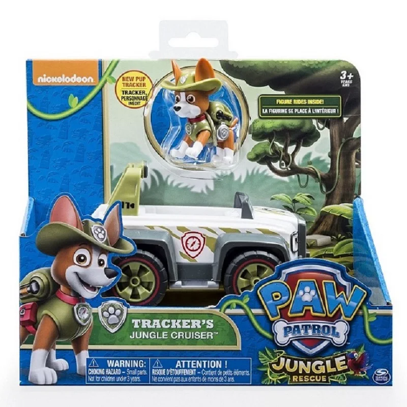 Genuine Paw Patrol Dog Everest Puppy Patrol Cars Patrulla Canina Toy cosplay Action Figure Model Toy Marshall Ryder Chase Car