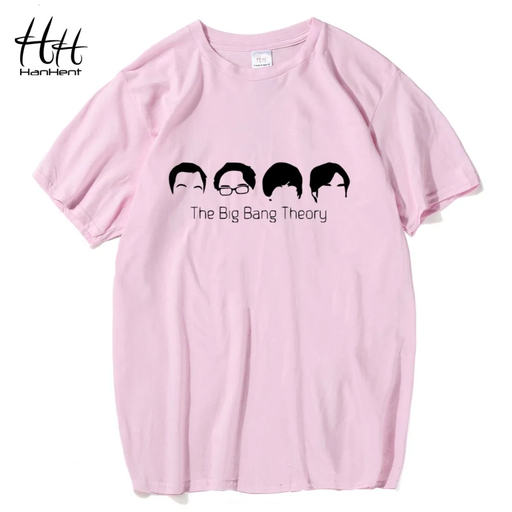 HanHent The Big Bang Theory футболки мужские Swag хлопок короткий рукав o образный вырез