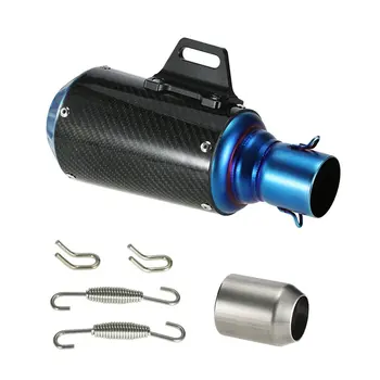 

SLD150-CHC04 Universal 38-51mm Adjustable Motorcycle Exhaust Muffler Modified Rear Tail Exhaust Pipe Noise Killer Silencer