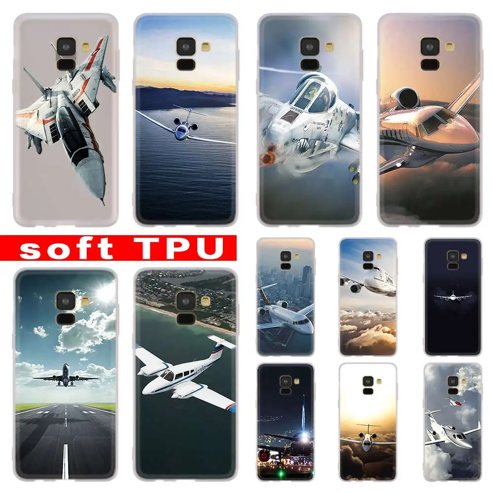 Самолеты дизайнерский чехол для Samsung Галактики A12/A20/A51/A70/A20s/A21s/A32/A50/A50s/A42/A52/A72 5G A8 A7 A6