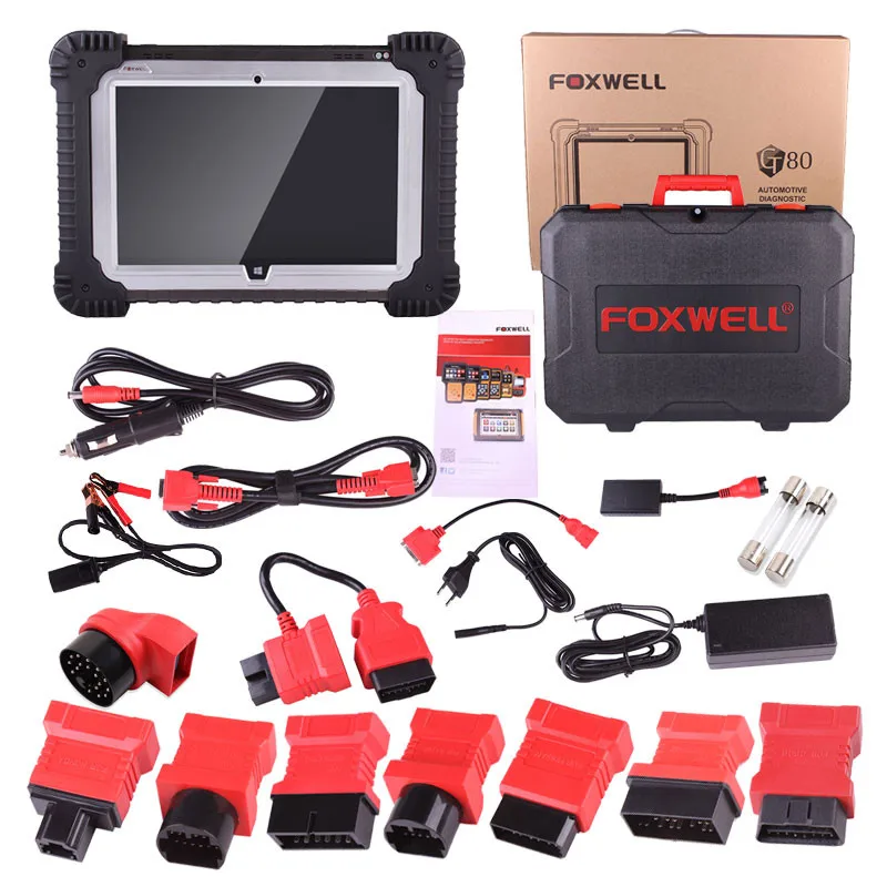 Оригинальная Foxwell GT80 Автомобильная диагностическая платформа с многоязычным профессиональным диагностическим инструментом GT 80 бесплатное обновление онлайн