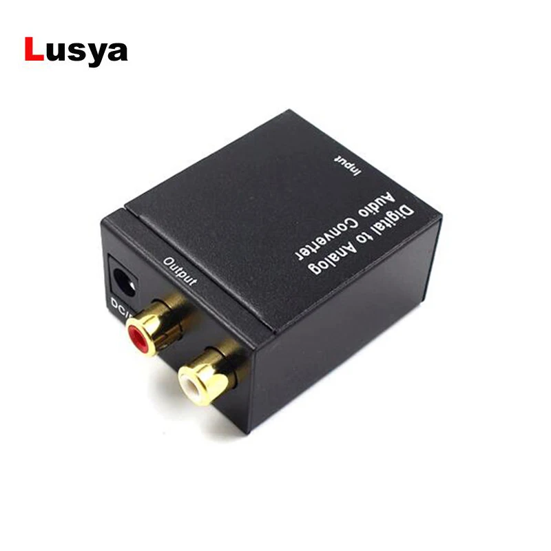 

USB Sound Card Fiber Coaxial SPDIF Digital Audio Input RCA L/R Analog AUX Audio Output Converter Decoder Board DAC