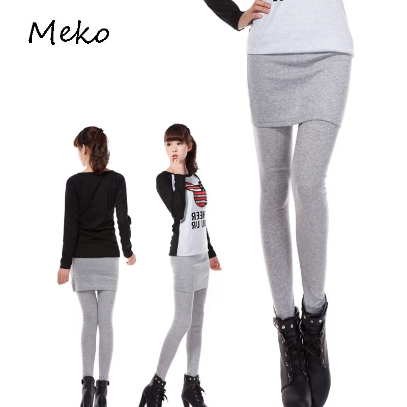 Korean Version Women's Leggings Modal Fabric Package Buttocks Skirt