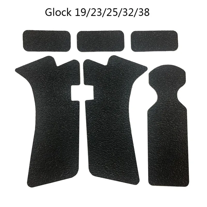 Non-slip Rubber Texture Grip Wrap Tape For Glock 17 19 20 21 22 23 25 26 27 32 33 38 Holster Pistol Magazine Accessories - Цвет: B