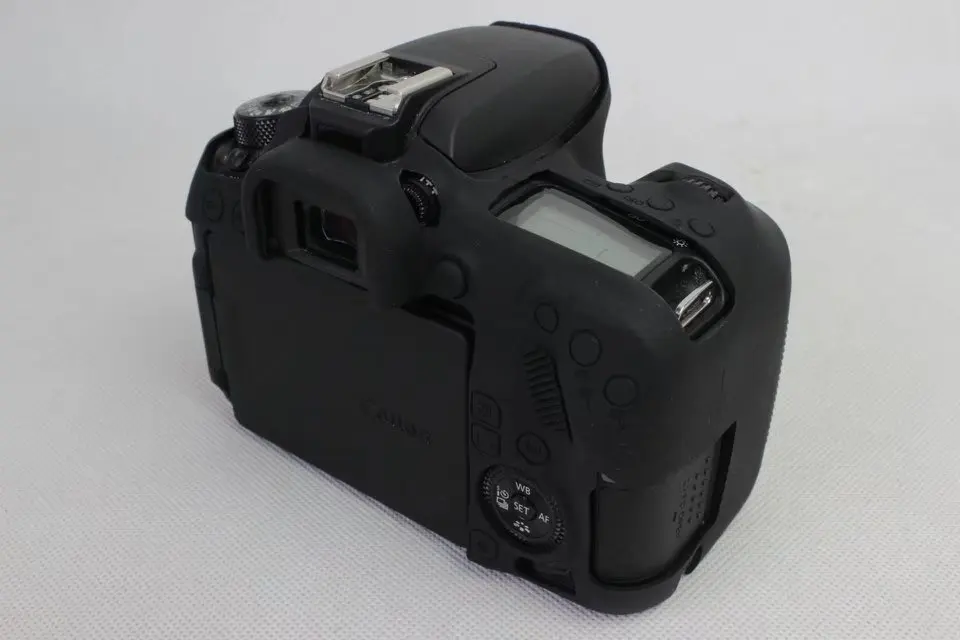 Мягкая силиконовая резиновая Защитная пленка для камеры Canon 77D