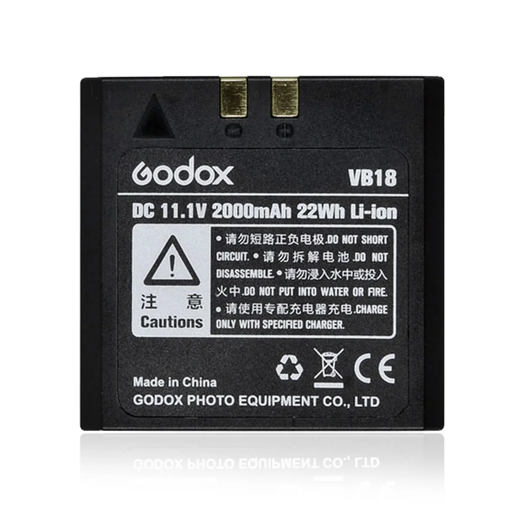 Литий ионный аккумулятор Godox VB18 DC 11 1 В 2000 мАч 22 Вт ч для Ving V850II|Фотовспышки| |