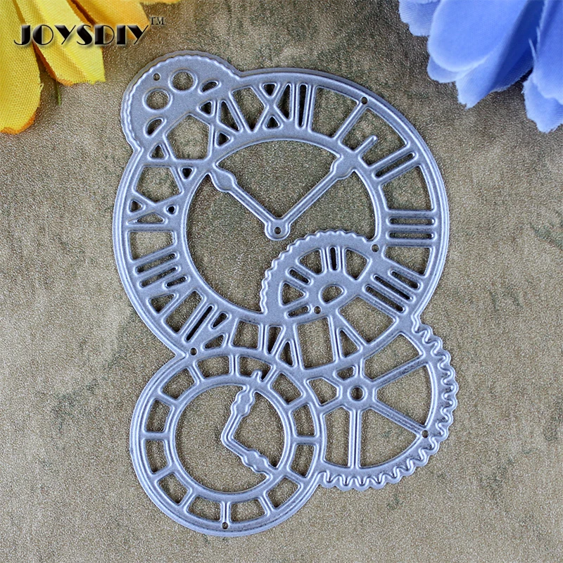 Clocks Time Axis DIY Scrapbook cutting dies Metal Die cutting Die For ...