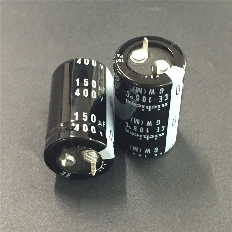 2 шт. 150 мкФ 400 В NICHICON GW серии 22x35 мм Высокое качество 400V150uF Snap-in БП алюминиевый