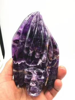 

500g rams of natural quartz crystal fantasy amethyst skull healing.