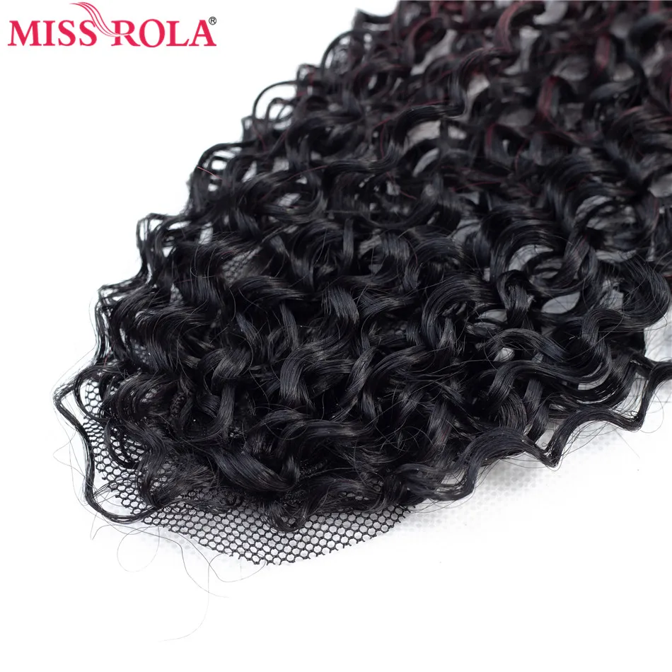 Miss Rola пучки волос "омбре" синтетические вьющиеся волосы для наращивания шиньон для волос ткет 18-22 дюймов 6 шт./упак. 200 г