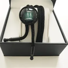 Gemini 12 Созвездие звезда знак зодиака Галстук боло для мужчин и женщин модные ювелирные изделия галстуки-бабочки шеи одежда офисное ожерелье-портупея