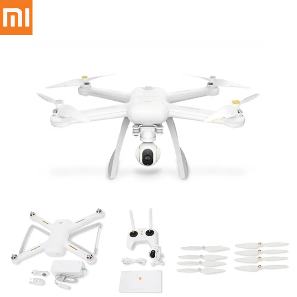 Оригинальный Xiaomi Mi Дрон 4K HD ГЛОНАСС gps wifi FPV Квадрокоптер Радиоуправляемый