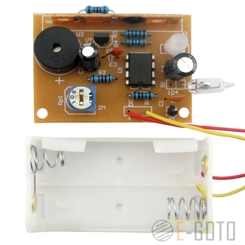 Touch вибрации сигнализации DIY Kit сенсорный Наборы NE555 цепи kd9651 электронного