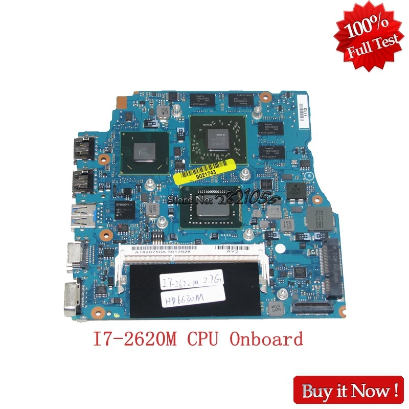 NOKOTION A1820750A для SONY VPCSB1AGX VPCSB MBX-237 13 3 дюймов материнская плата ноутбука со
