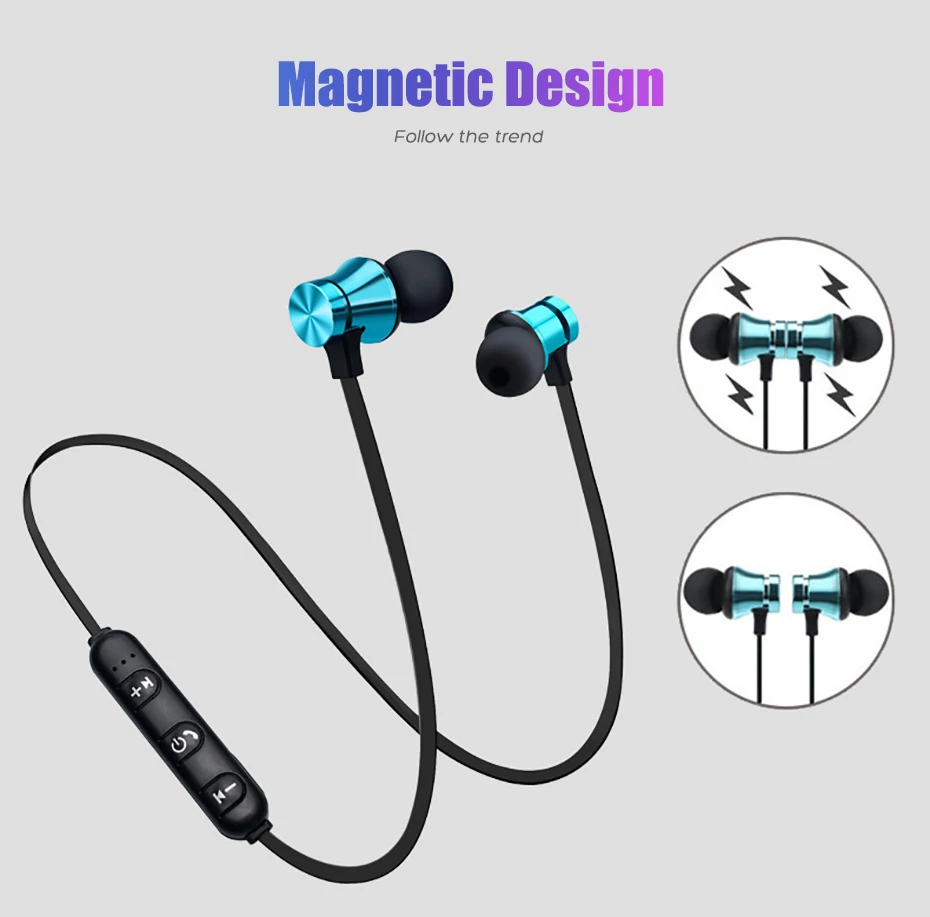 Newest Wireless Headphone Bluetooth Earphone Headphone For Phone Neckband sport earphone Auriculare CSR Bluetooth For Smart Phone 004