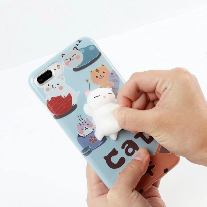 Милый мягкий силиконовый 3D чехол для телефона с котом Samsung Galaxy J3 J330 J5 Pro J530 J7 J730 2017