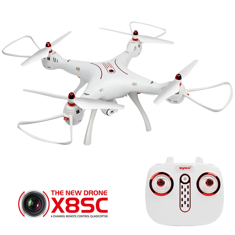 Квадрокоптер Syma X8SC X8SW WiFi FPV с барометром и функцией возврата 2.4GHz