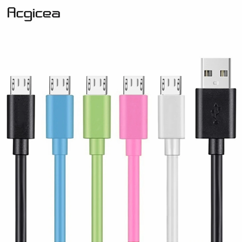 Micro USB Cable 2.4A Fast Charging Data Charger Cable For Samsung Xiaomi Huawei LG Tablet Mobile Phone Cables Microusb 1m 2m 3m
