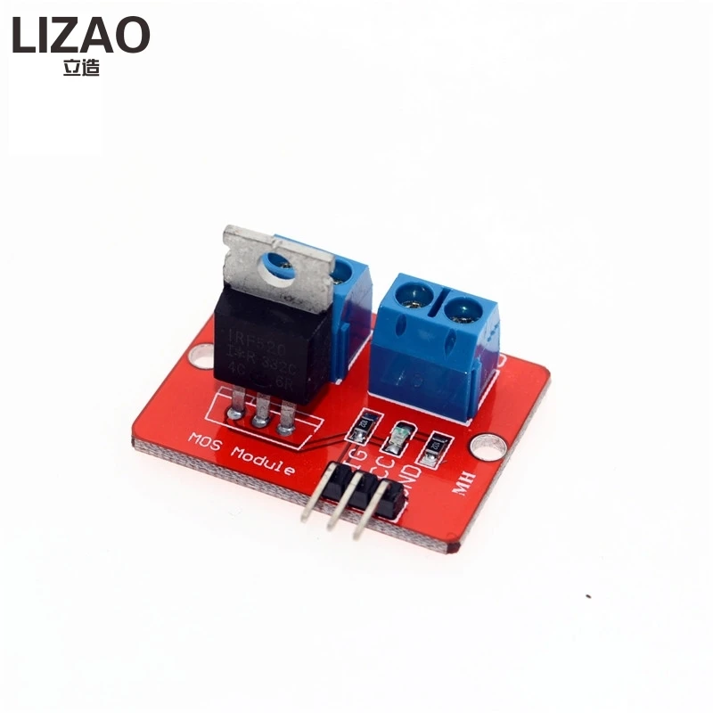 Верхняя кнопка Mosfet 0 24 В модуль драйвера MOS IRF520 для Arduino MCU ARM Raspberry pi|Интегральные