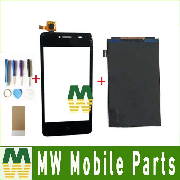 

1PC/Lot High Quality For ZTE Blade AF3 T221 SeperateTouch Screen Digitizer And Lcd Screen Display Black white Color