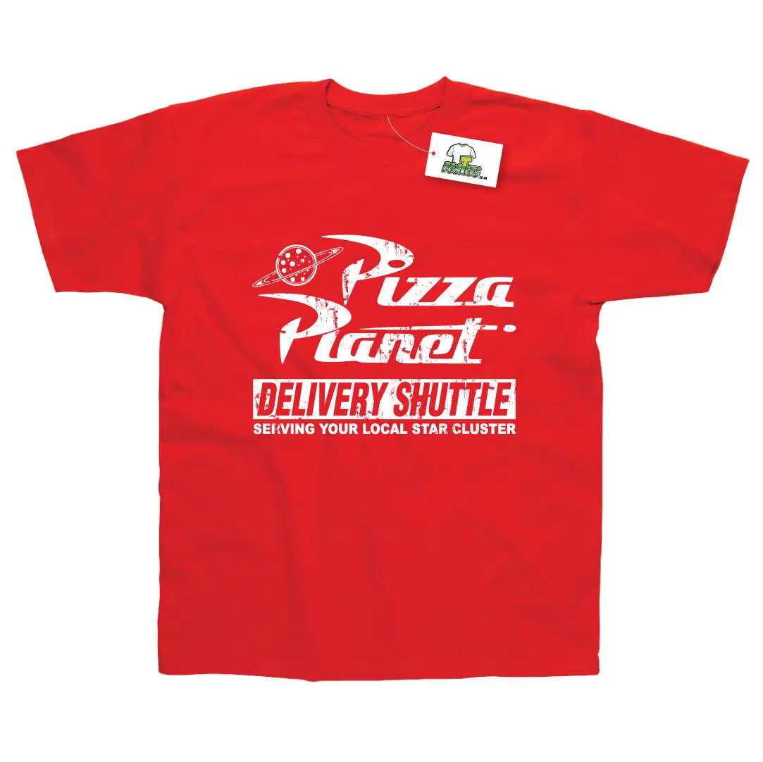 pizza planet button up shirt