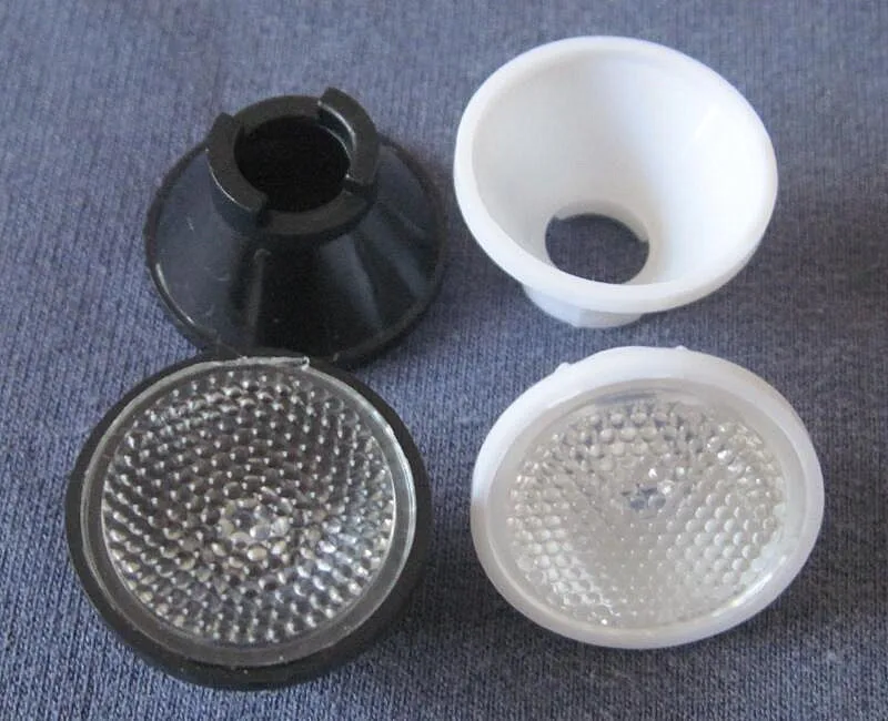 Conjuntos de Lentes de Alta Diâmetro da Lente: Graus a Superfície do Grânulo Qualidade Tamanho Titular: 22×12.5mm 60 Pmma Pdlv-20 Led 20mm
