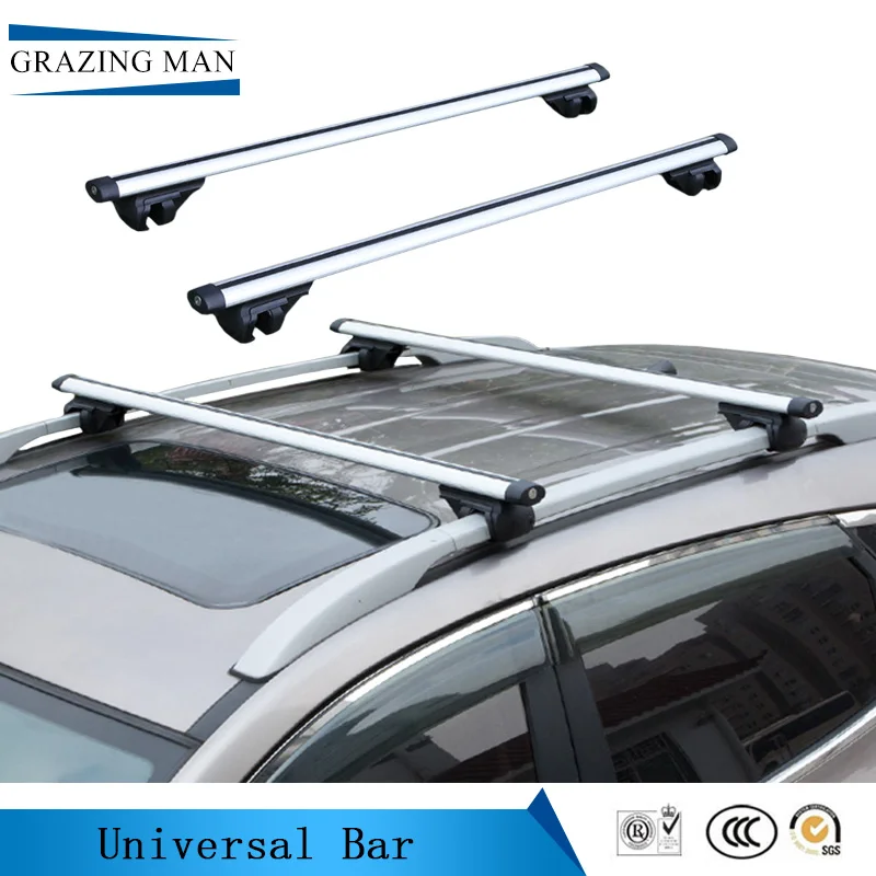 Universal Locked Aluminum Luggage Rack CrossbarRoof Racks & Boxes