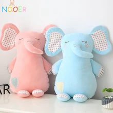 Nooer 35*55CM Cute Elephant Soft Plush Toy Baby Appease Doll Stuffed Animals Elephant Kids Sleeping Pillow Cushion Birthday Gift Nooer 35*55CM Cute Elephant Soft Plush Toy Baby Appease Doll Stuffed Animals Elephant Kids Sleeping Pillow Cushion Birthday Gift