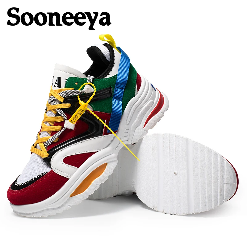 

Sooneeya INS Four Season Man Running Shoes Black Height Increasing Sports Shoes for Male Breathable Zapatillas Hombre Deportiva