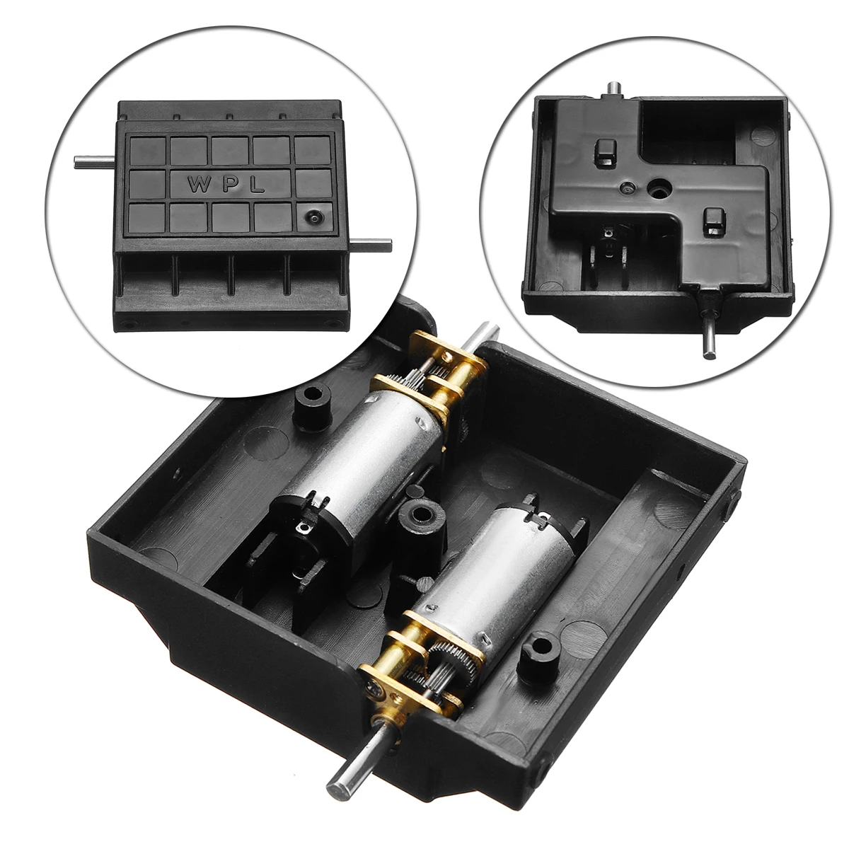 Replacement Spare Parts Deceleration Gear Box Set Increase Climbing Ability For WPL 1/16 C14 C24 RC Car DurableSmoothly Metal Replacement Spare Parts Deceleration Gear Box Set Increase Climbing Ability For WPL 1/16 C14 C24 RC Car DurableSmoothly Metal