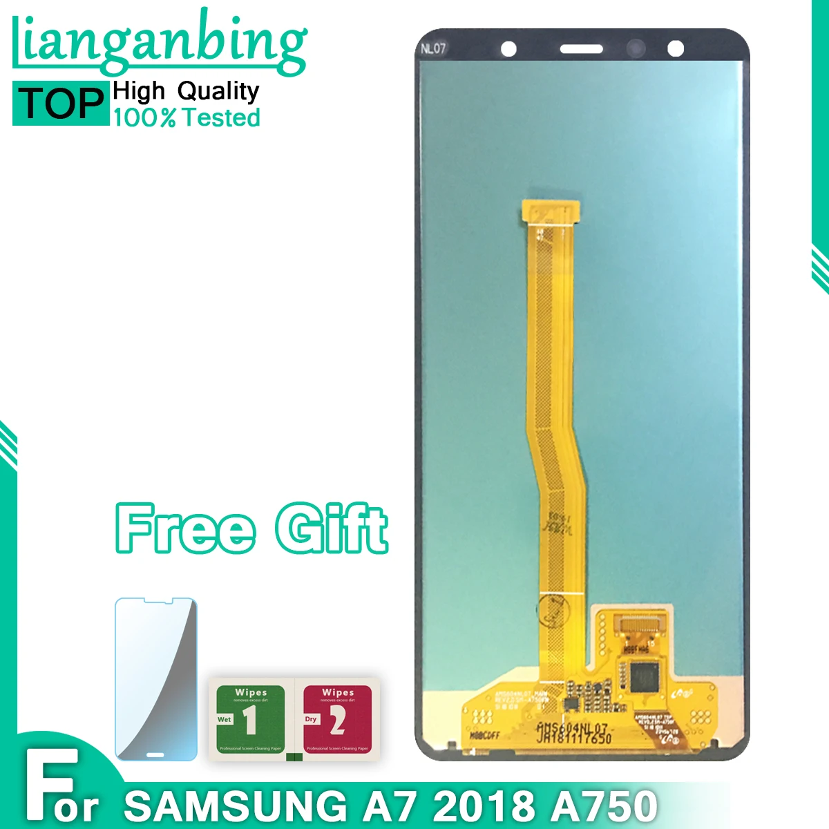ЖК дисплей SUPER AMOLED для Samsung A750 с сенсорным экраном и дигитайзером Galaxy A7 2018 A750F SM A750FN