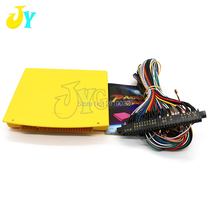 

Jamma MAME 1299 in 1 Arcade Game PCB board VGA & CGA For LCD / CRT Arcade Cabinet Motherboard+ 28PIN Harness Wires Jamma Loom
