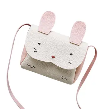 

Crossbody Bags For Women Children Grils Shoulder Bag Cute Animal Leather Leather Handbags Rabbit Ear Bag #510