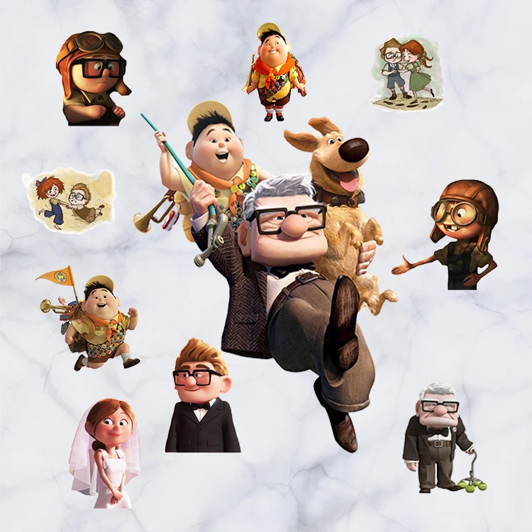 Pixar Up Removable Wall Stickers Decal Kids Decor Art Mural Poster Free