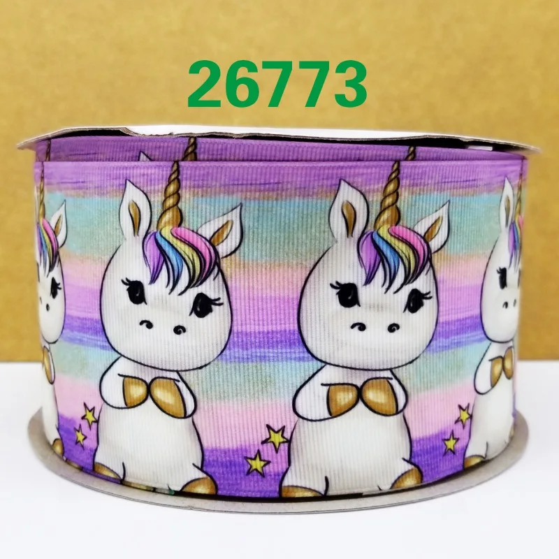 50 двор мультфильм печатных grosgrain ленты 26774