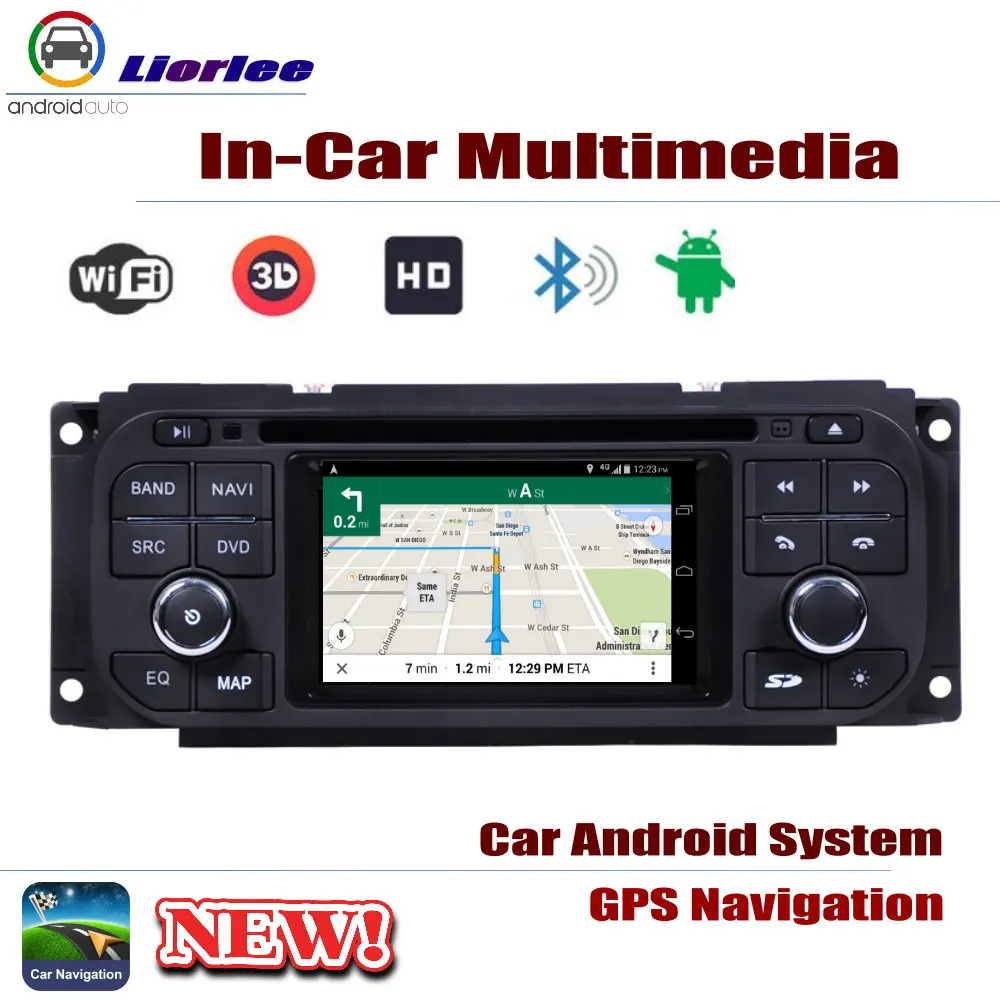 Cheap For Dodge Ram Pickup 2002~2006 Car Android Player DVD GPS Navigation System HD Screen Radio Stereo Integrated Multimedia 2
