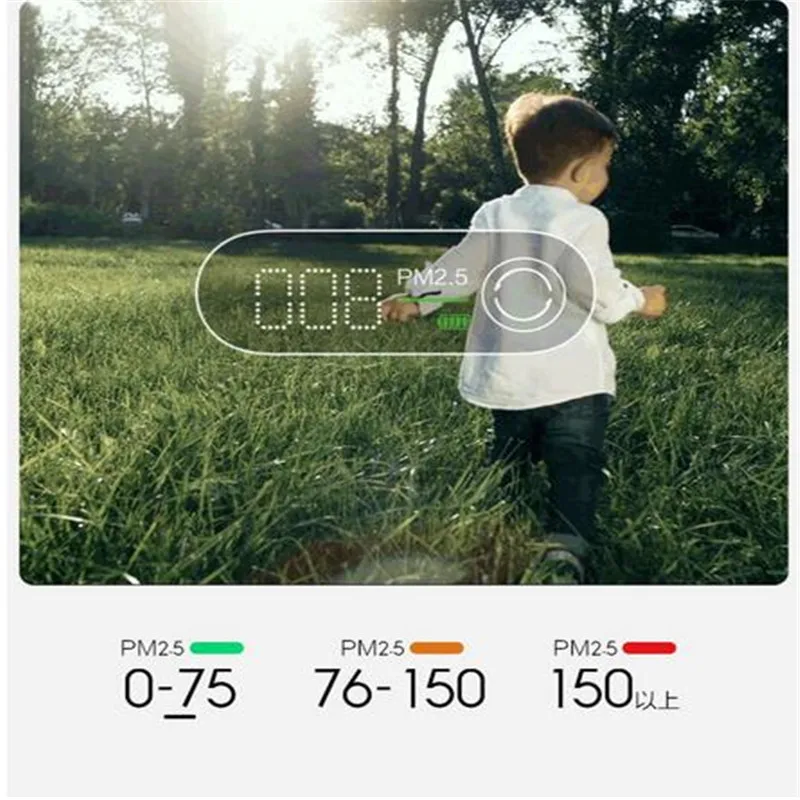 Xiaomi Mijia Smartmi PM2.5 Air Detector Portable Sensitive Mijia Air Quality Tester LED Screen Three-color Digital Indicator # (25)