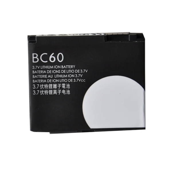 Ооз оригинальный Высокое качество 850 мА/ч Батарея BC60 для Motorola C257 C261 E6 L7 V3x SLVR L7c L7i U6C