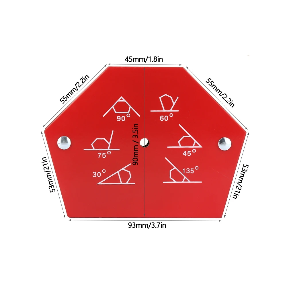 1 шт. многоугольный шестисторонний сварочный магнитный держатель стрелы Магнитный сварочный крепежный инструмент