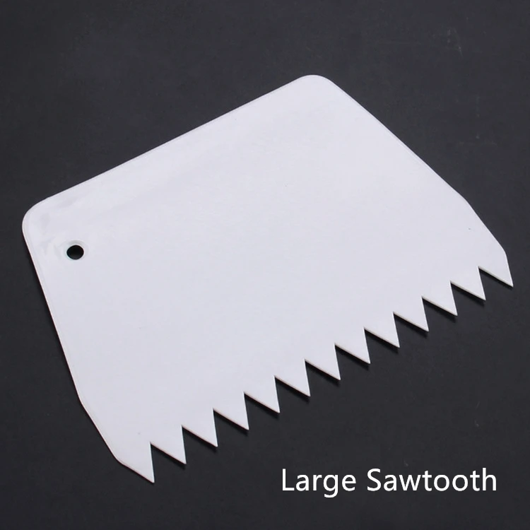  Plastic cream scraper trapezoidal flour scraperSmall or Large Sawtooth available