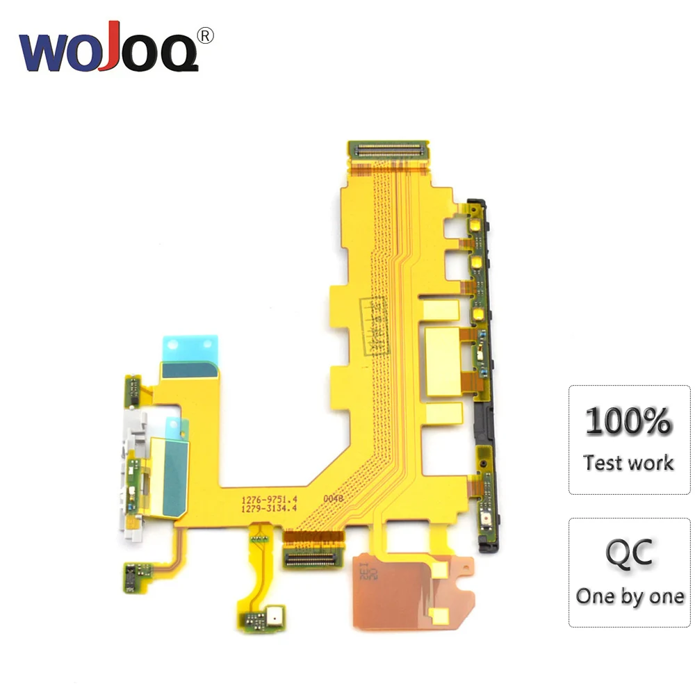 

Original Motherboard Flex Cable for Sony Z2 D6503 D6502 D6543 Volume Power Button & Microphone Flex Replacement parts