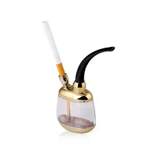 Мини табачная труба фильтр Кальян кальян двойной циркуляции мундштук трубка воды двойной циркуляции