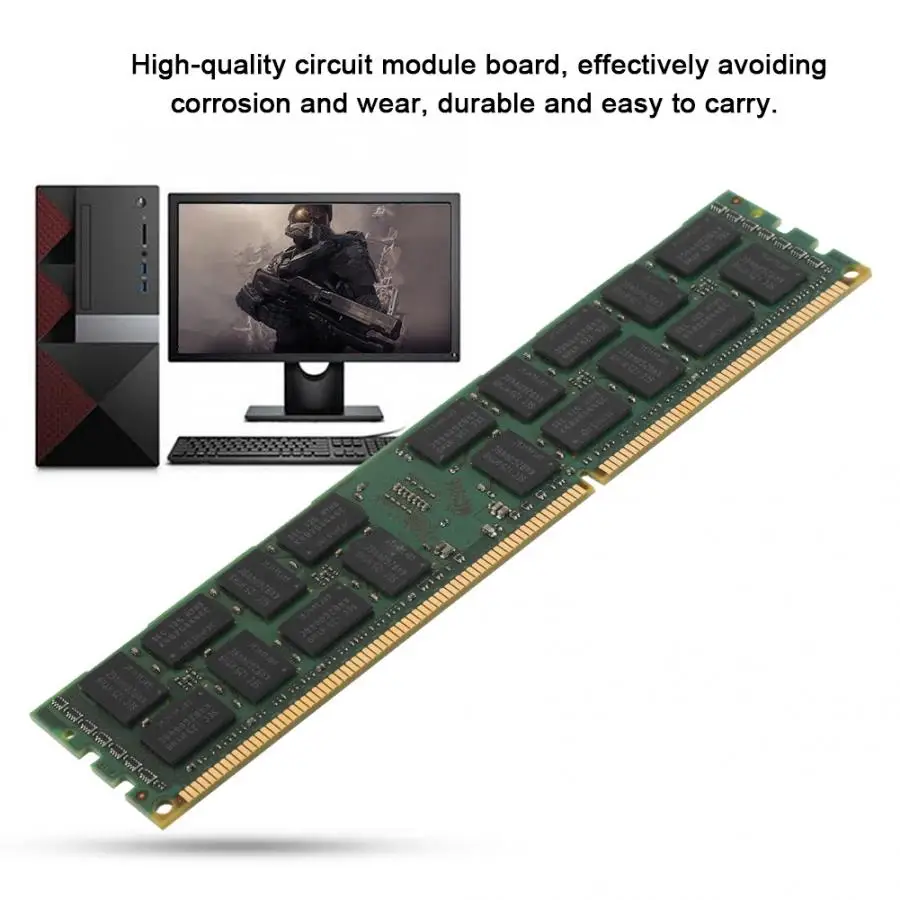 8 ГБ PC3-10600R c 1333 МГц 2R* 4 ECC REG Серверный модуль памяти для X58 X79 материнская плата