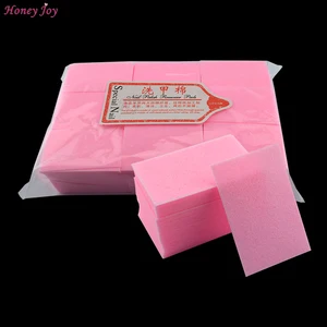 122 грамм/мешок толстый твердый Прочный гель для снятия лака для ногтей безворсовые салфетки хлопок салфетка для маникюра Инструменты для ванной Аксессуары для маникюра розовый - изображение