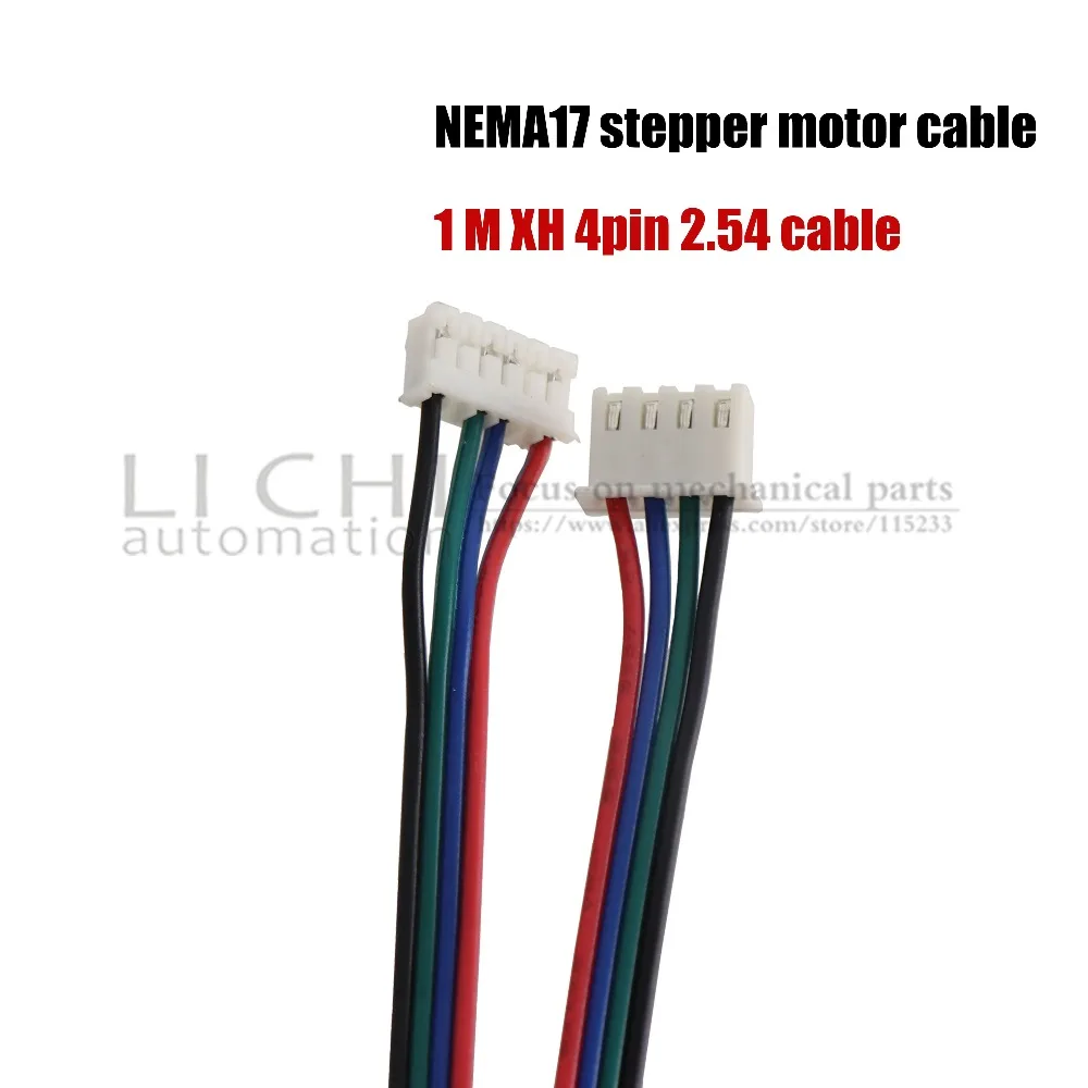 5 шт. CE сертификация NEMA17 кабель 17HS4401 с 4мя фазами, Nema 17(Национальная ассоциация владельцев электротехнических предприятий) шаговый двигатель 42 двигатель 42bygh CNC лазерная 3D принтер