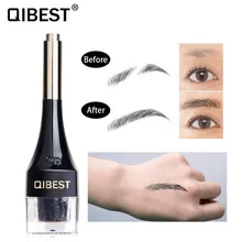 Qibest 3D гель для бровей, накладные брови, для наращивания глаз, макияж, натуральный крем для подтягивания бровей, водостойкие брови